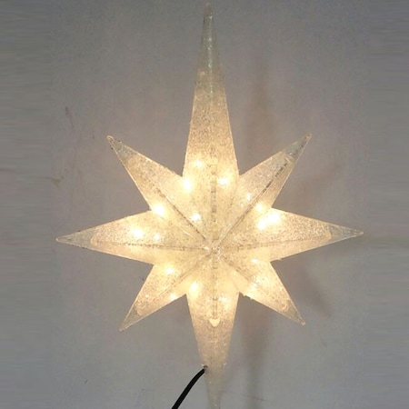 Celebrations Celebrations LED Warm White Star Tree Topper 14 in. 49184-71